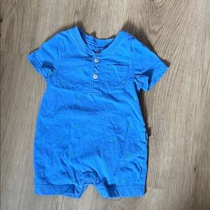 Blue toddler Romper